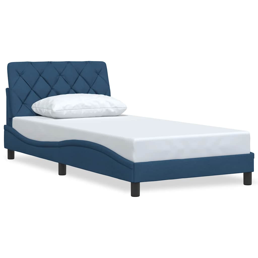 Giroletto senza Materasso Blu 100x200 cm in Tessuto | homemem39