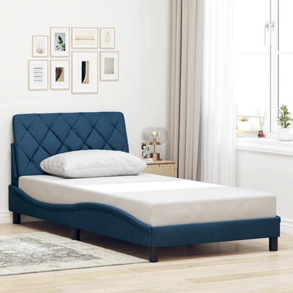 Giroletto senza Materasso Blu 100x200 cm in Tessuto | homemem39