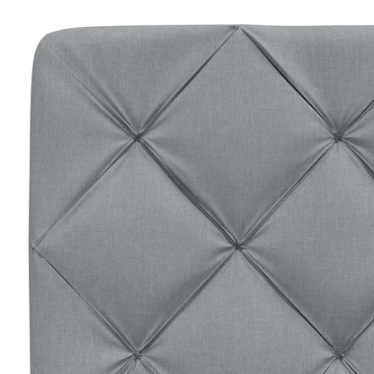 Giroletto senza Materasso Grigio Chiaro 140x190 cm Tessuto - homemem39