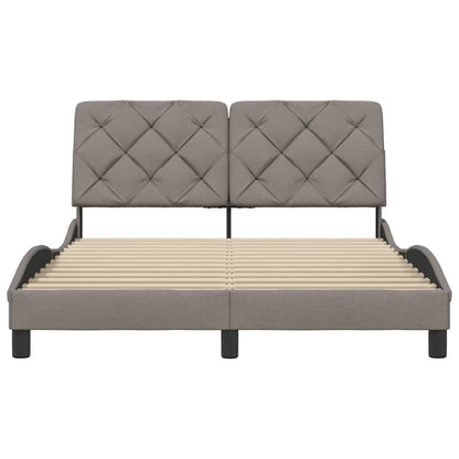 Giroletto senza Materasso Tortora 140x190 cm in Tessuto - homemem39