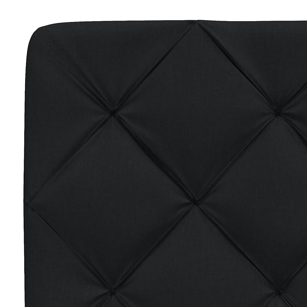 Giroletto senza Materasso Nero 160x200 cm in Tessuto | homemem39