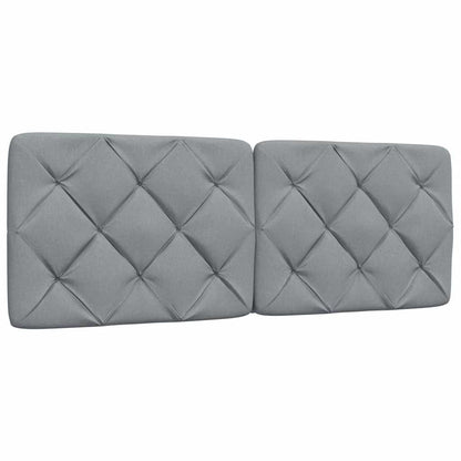 Giroletto con LED senza Materasso Grigio Chiaro 140x190 cm