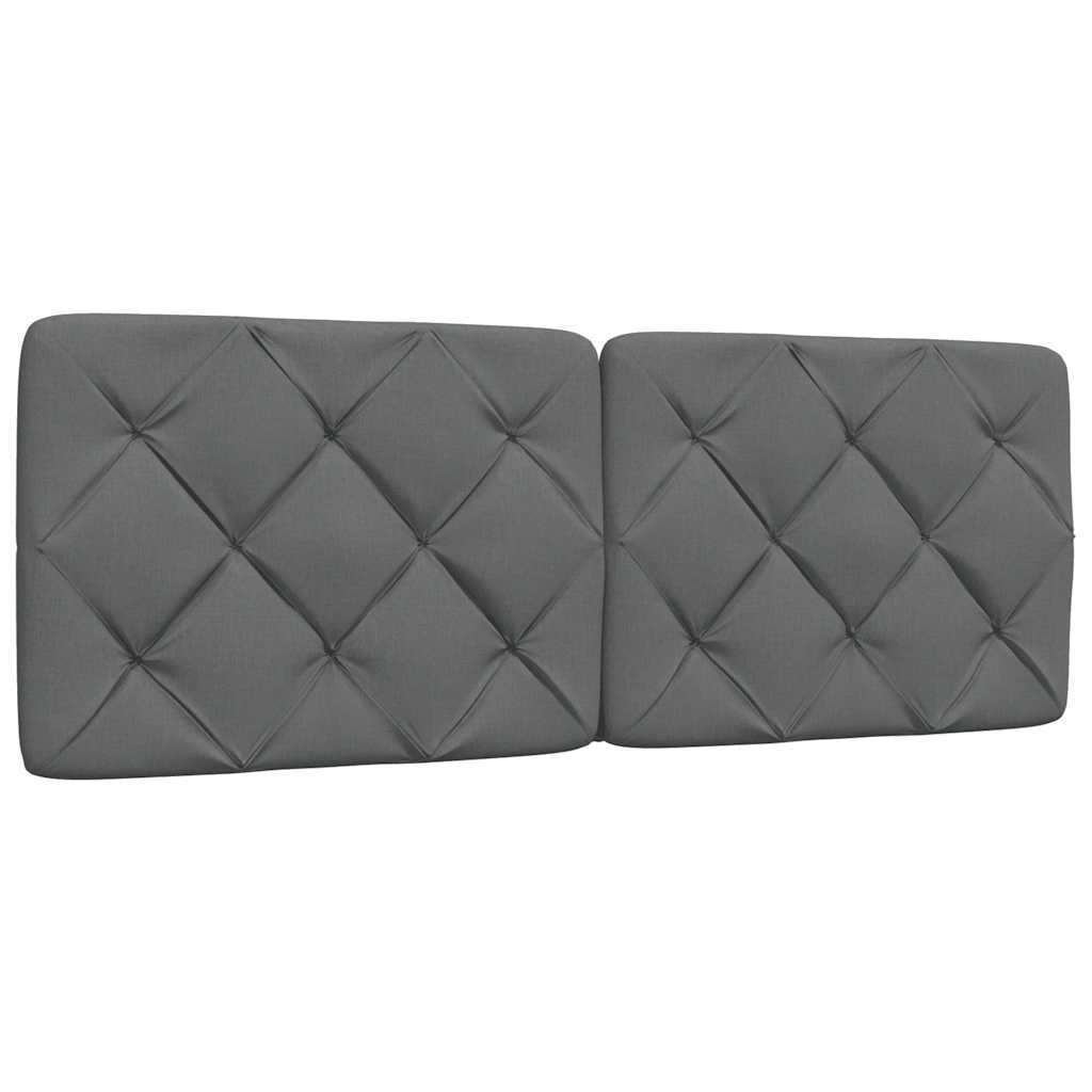 Giroletto con LED senza Materasso Grigio Scuro 140x190 cm