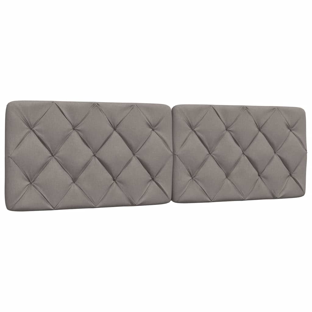 Giroletto con LED senza Materasso Tortora 160x200 cm in Tessuto - homemem39