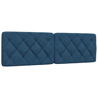 Giroletto con LED senza Materasso Blu 160x200 cm in Tessuto - homemem39