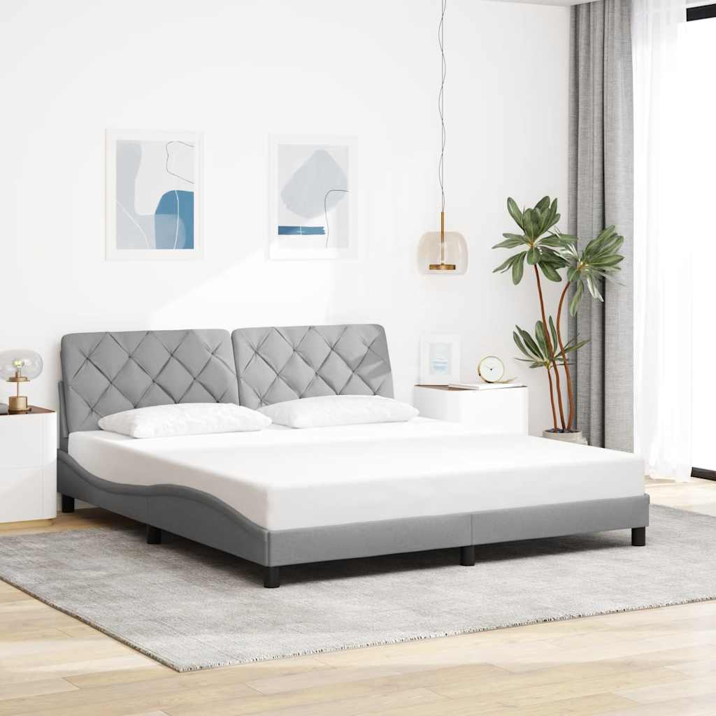 Giroletto con LED senza Materasso 180x200 cm in Tessuto | homemem39