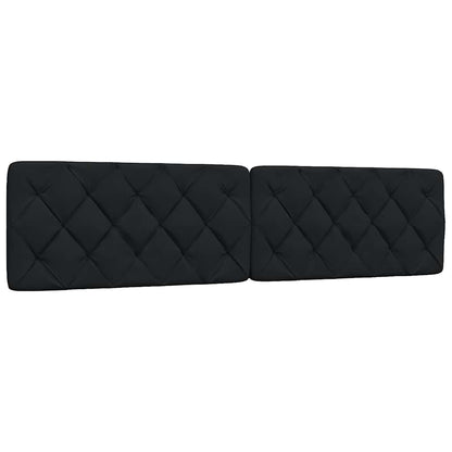 Giroletto con LED senza Materasso Nero 200x200 cm in Tessuto - homemem39