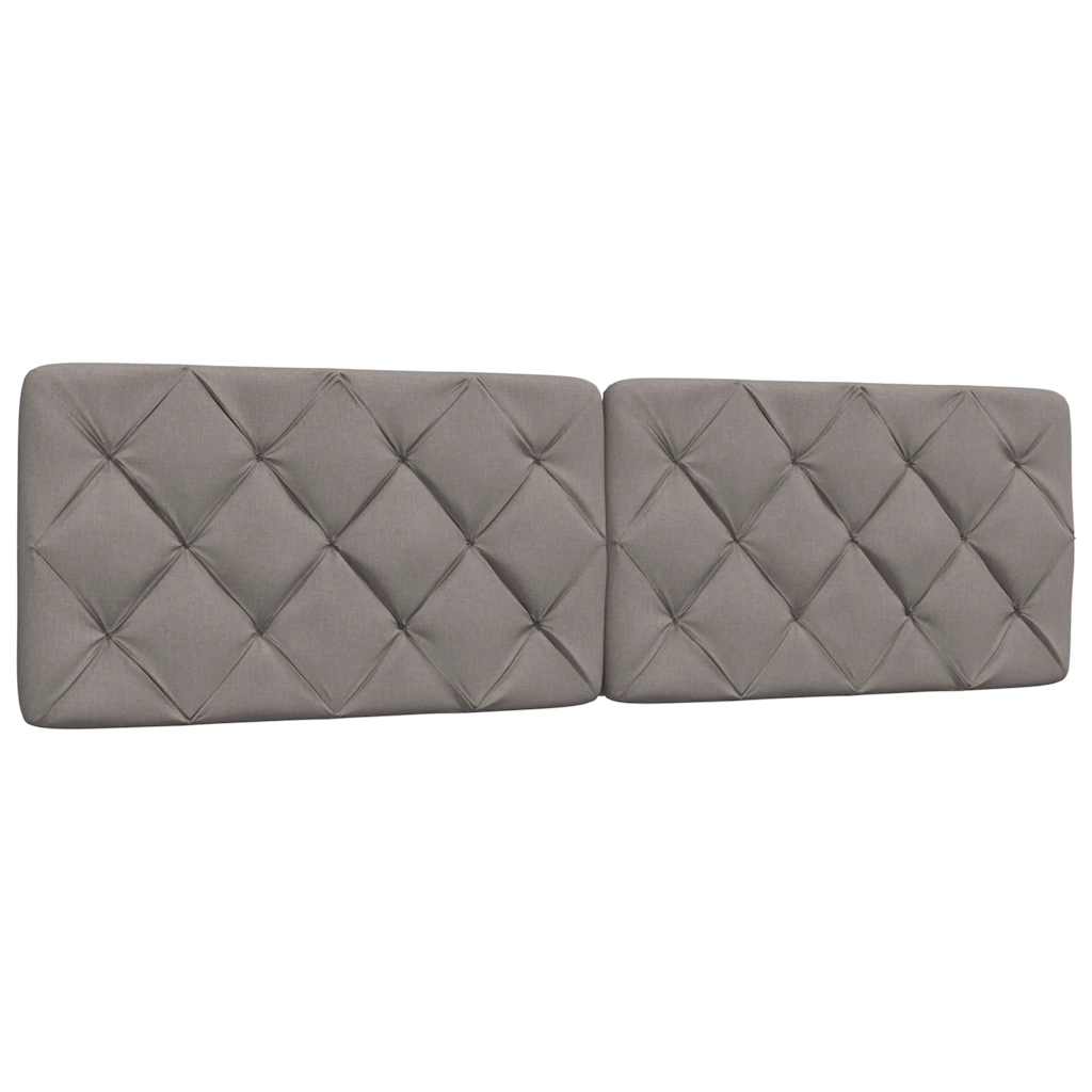 Giroletto con LED senza Materasso Tortora 200x200 cm in Tessuto