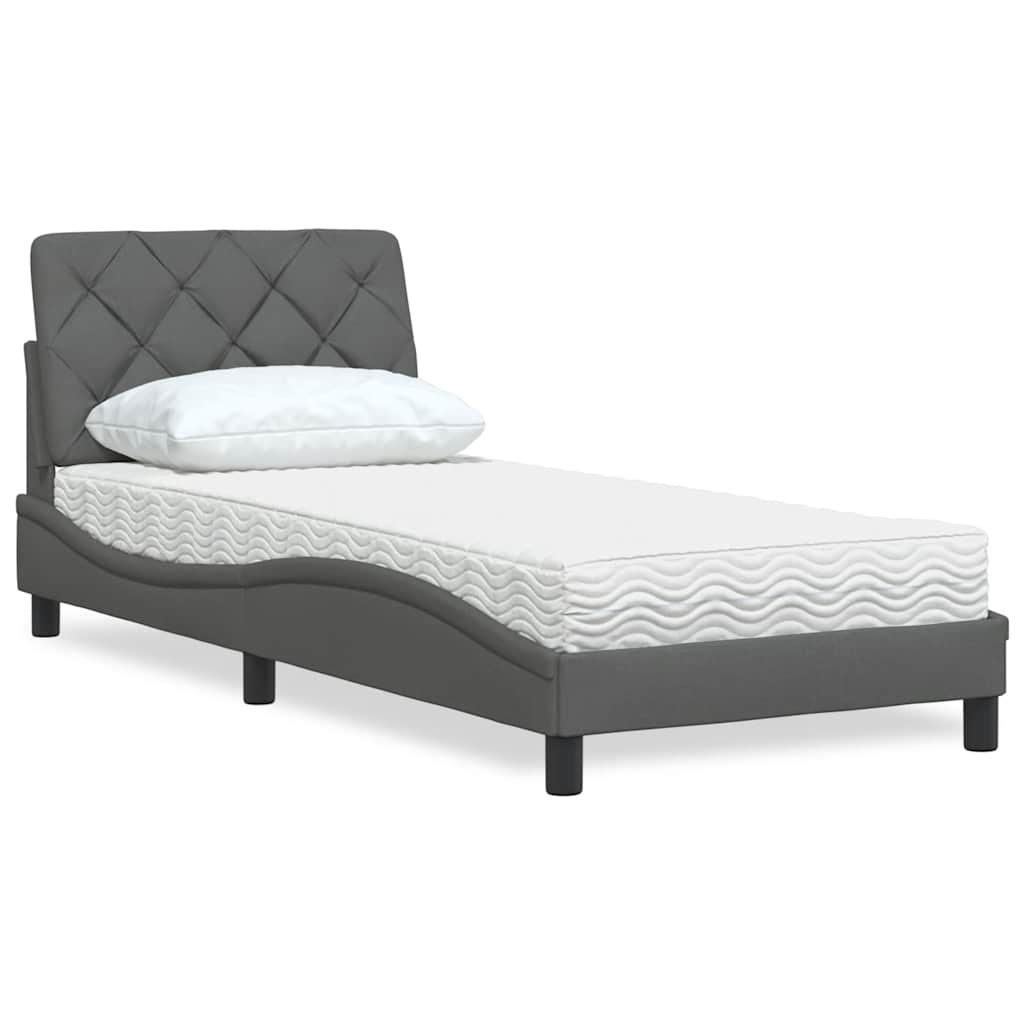 Letto con Materasso Tessuto