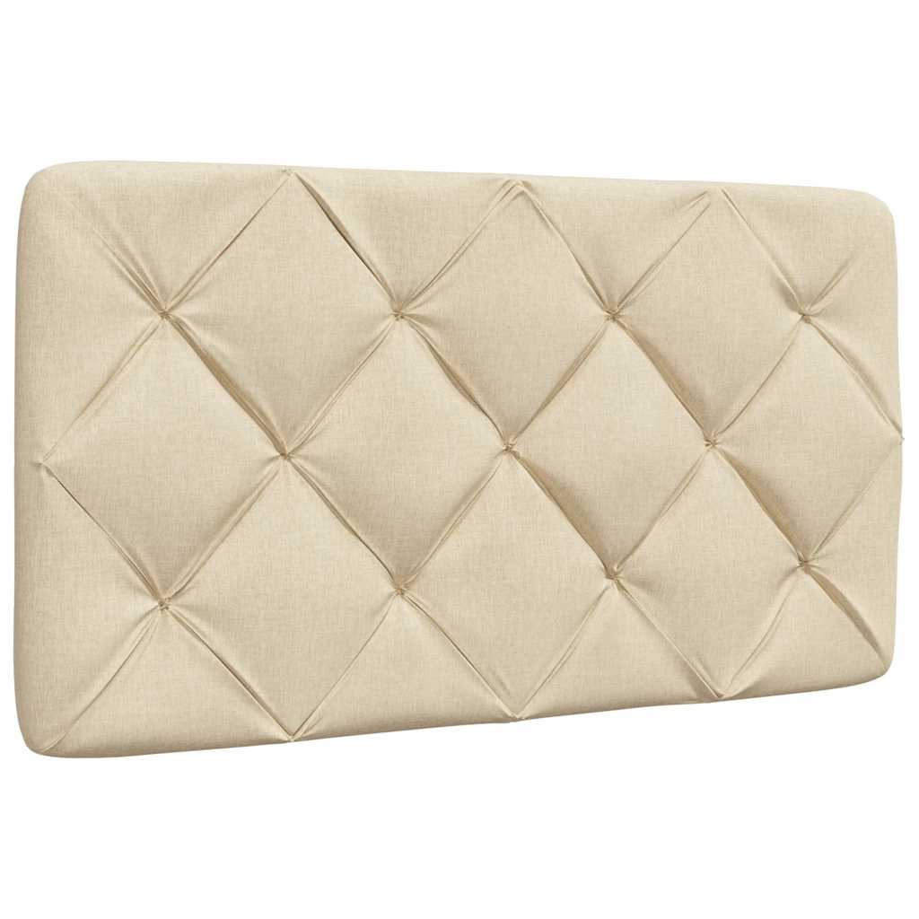 Letto con Materasso Crema 80x200 cm in Tessuto