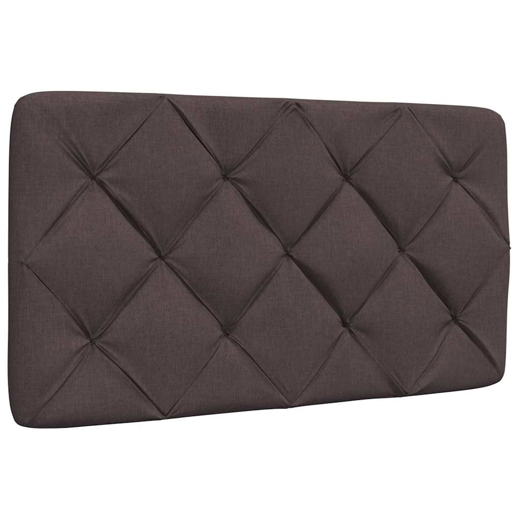 Letto con Materasso Marrone Scuro 90x190 cm in Tessuto | homemem39