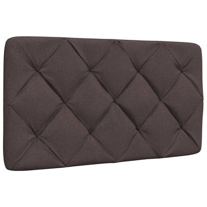 Letto con Materasso Marrone Scuro 90x190 cm in Tessuto | homemem39