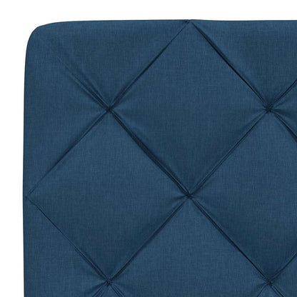 Letto con Materasso Blu 90x200 cm in Tessuto | homemem39