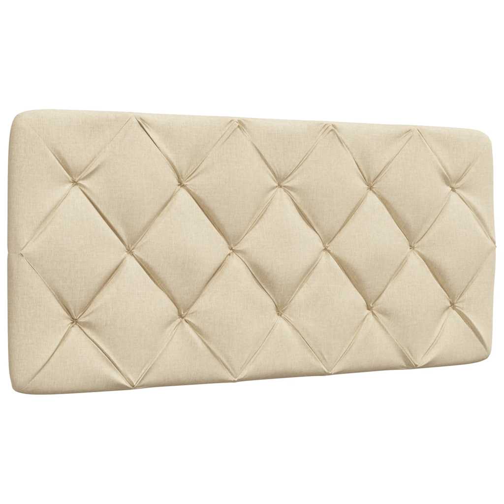 Letto con Materasso Crema 100x200 cm in Tessuto | homemem39