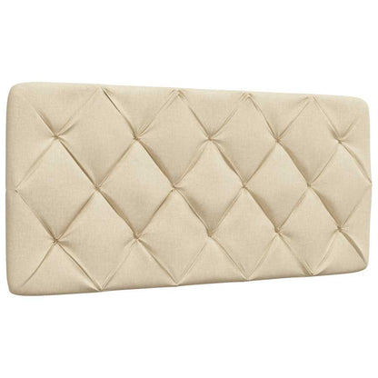 Letto con Materasso Crema 100x200 cm in Tessuto | homemem39