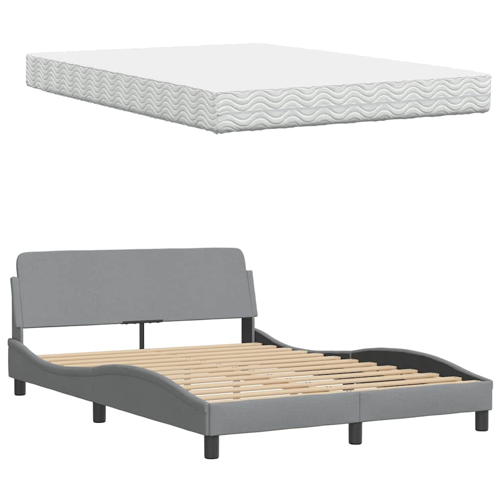 Letto con Materasso Tessuto