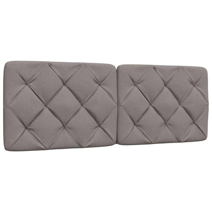 Letto con Materasso Tortora 120x200 cm in Tessuto