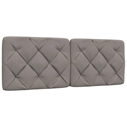 Letto con Materasso Tortora 140x190 cm in Tessuto - homemem39