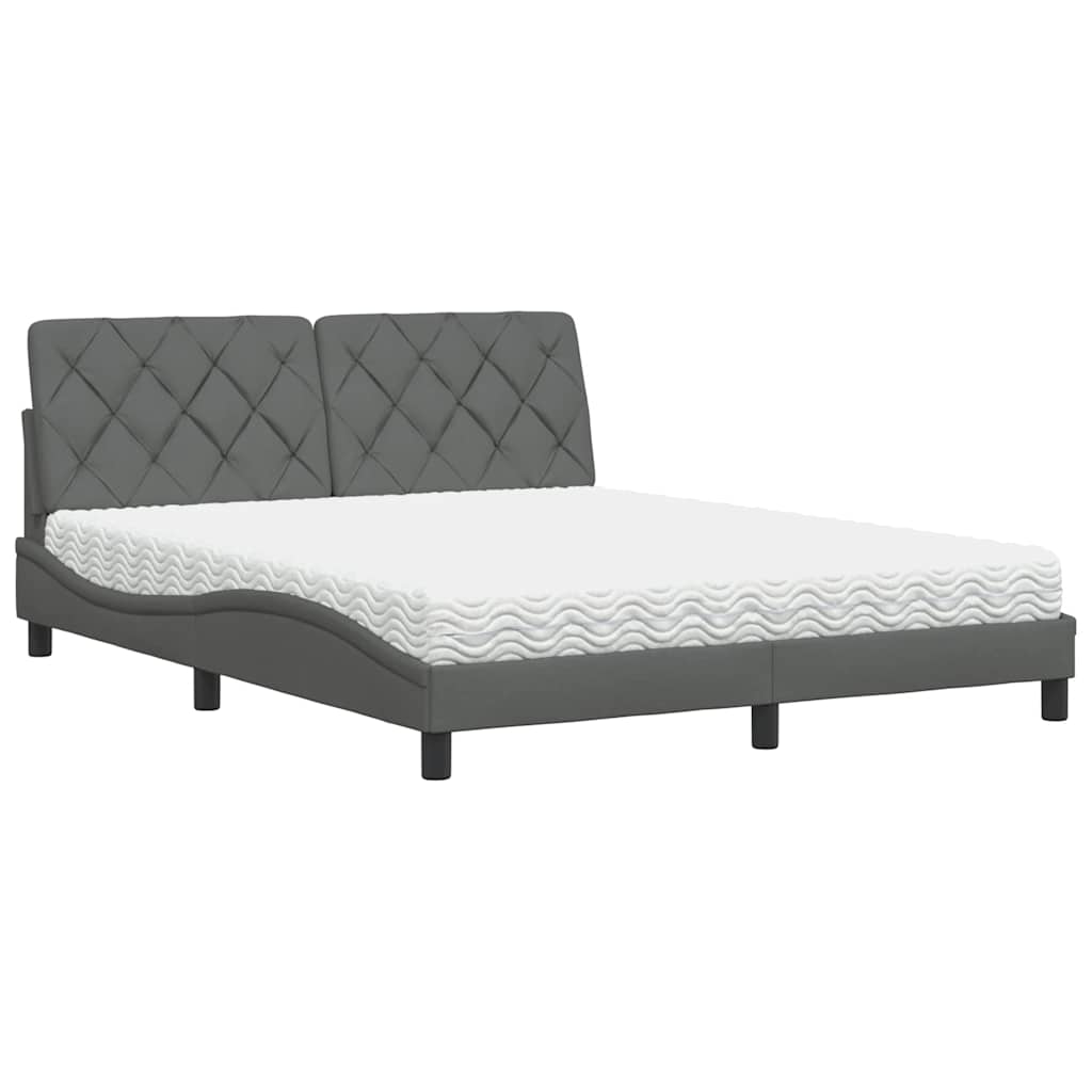 Letto con Materasso Tessuto