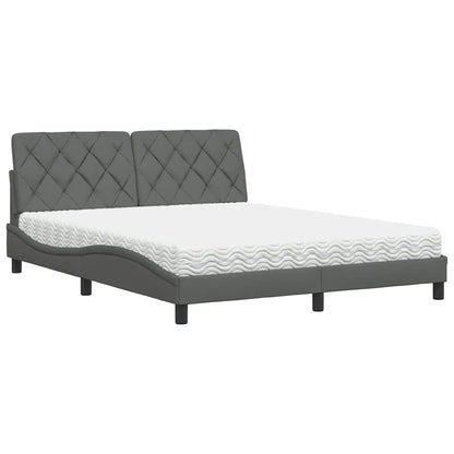 Letto con Materasso Tessuto