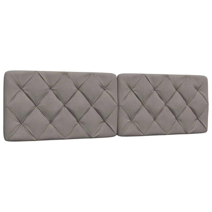 Letto con Materasso Tortora 200x200 cm in Tessuto - homemem39