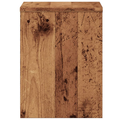 Comodini Legno Antico 2 pz 40x30x40 cm in Legno Multistrato - homemem39