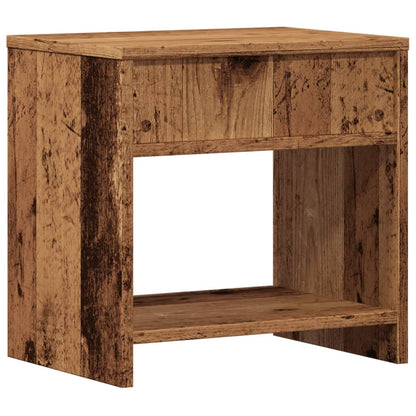 Comodini Legno Antico 2 pz 40x30x40 cm in Legno Multistrato - homemem39