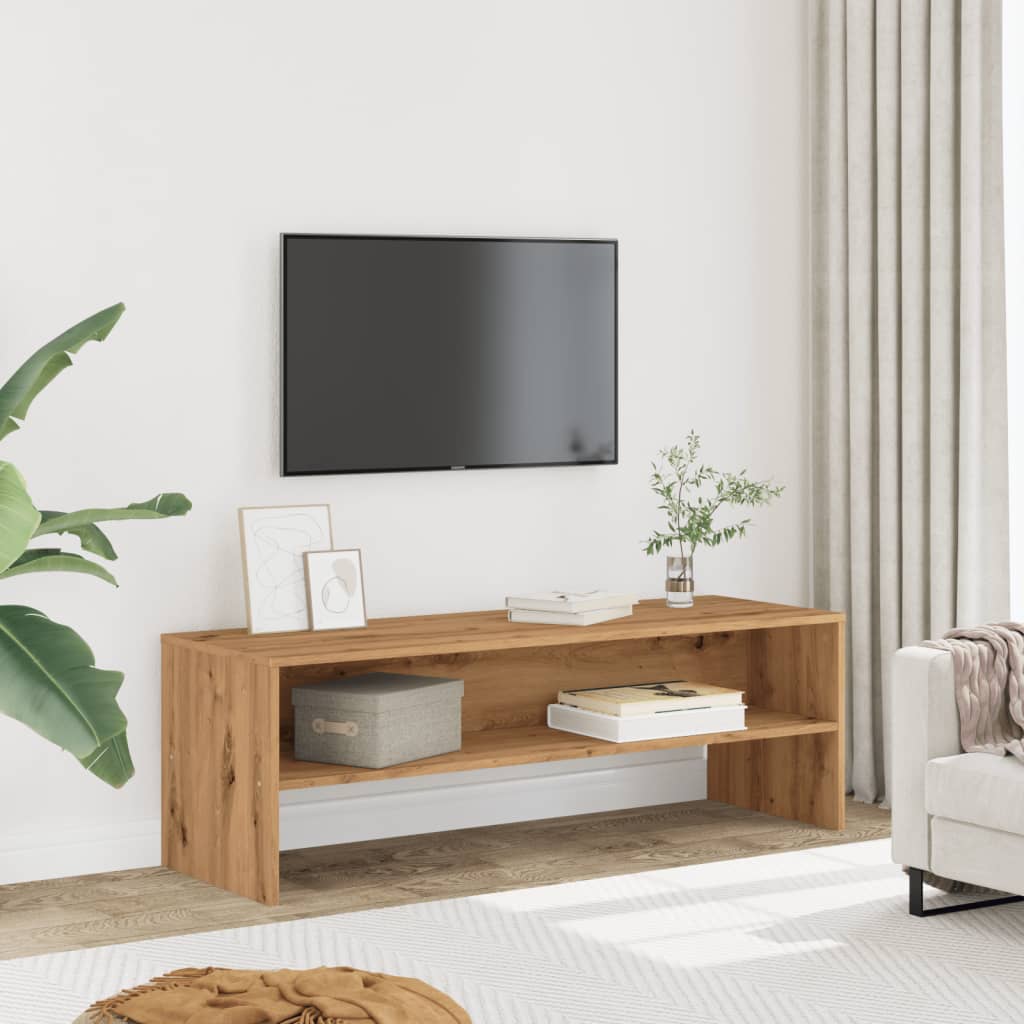 Mobile TV Rovere Artigianale 120x40x40 cm in Truciolato - homemem39