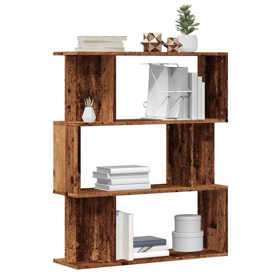 Libreria in Legno Antico 80x24x96 cm in Legno Multistrato | homemem39