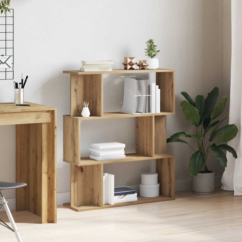 Libreria Rovere Artigianale 80x24x96 cm Legno Multistrato | homemem39