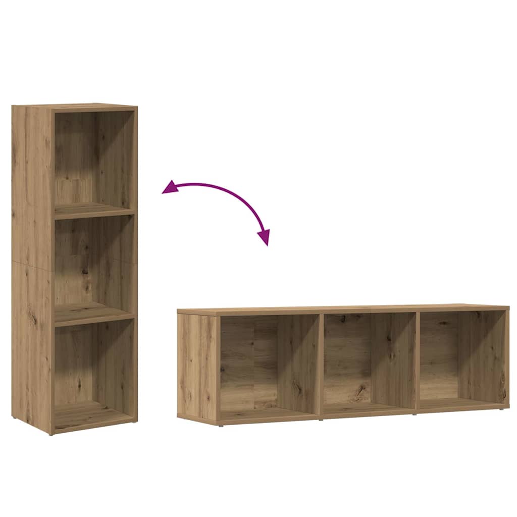 Libreria Rovere Artigianale 36x30x114 cm in Legno Multistrato