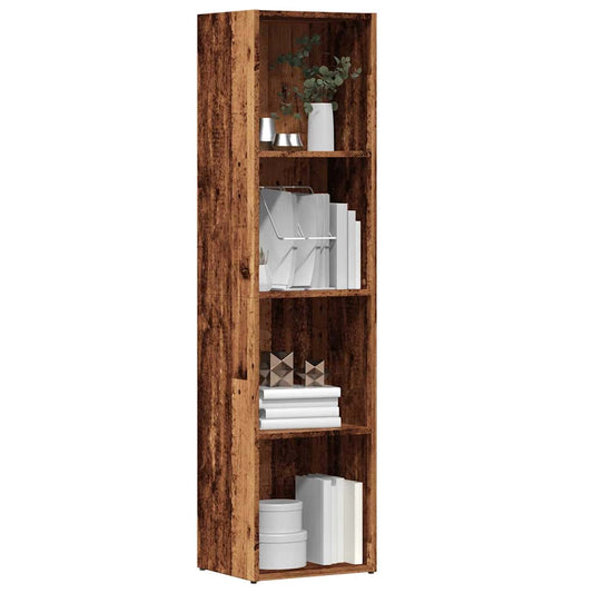 Libreria Legno Antico 36x30x143 cm in Legno Multistrato | homemem39