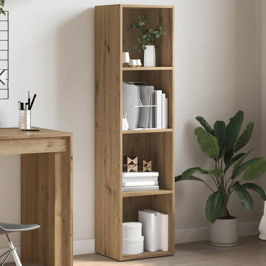 Libreria Rovere Artigianale 36x30x143 cm Legno Multistrato - homemem39