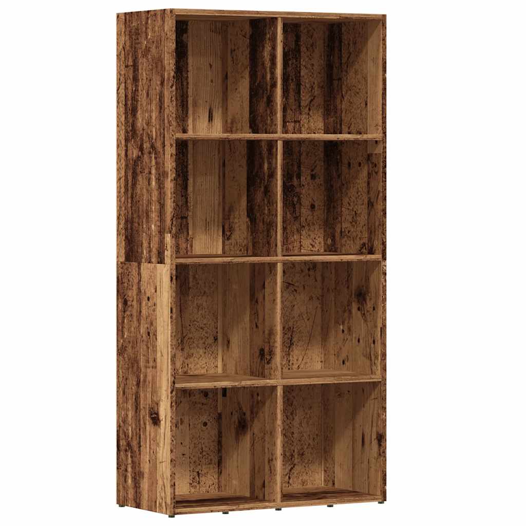 Libreria in Legno Antico 66x30x130 cm in Legno Multistrato