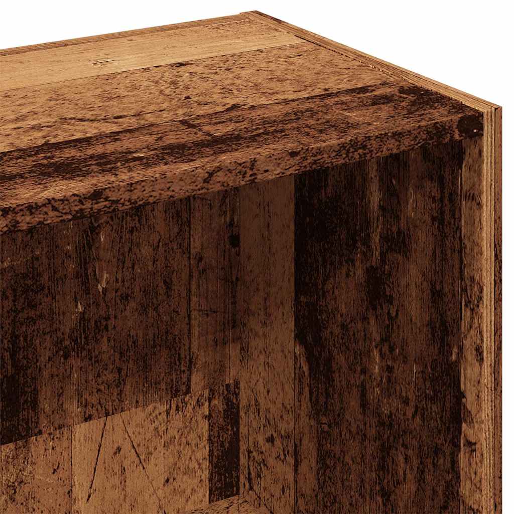 Libreria in Legno Antico 66x30x130 cm in Legno Multistrato