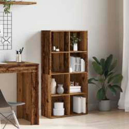 Libreria in Legno Antico 66x30x130 cm in Legno Multistrato