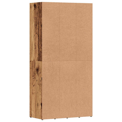 Libreria in Legno Antico 66x30x130 cm in Legno Multistrato