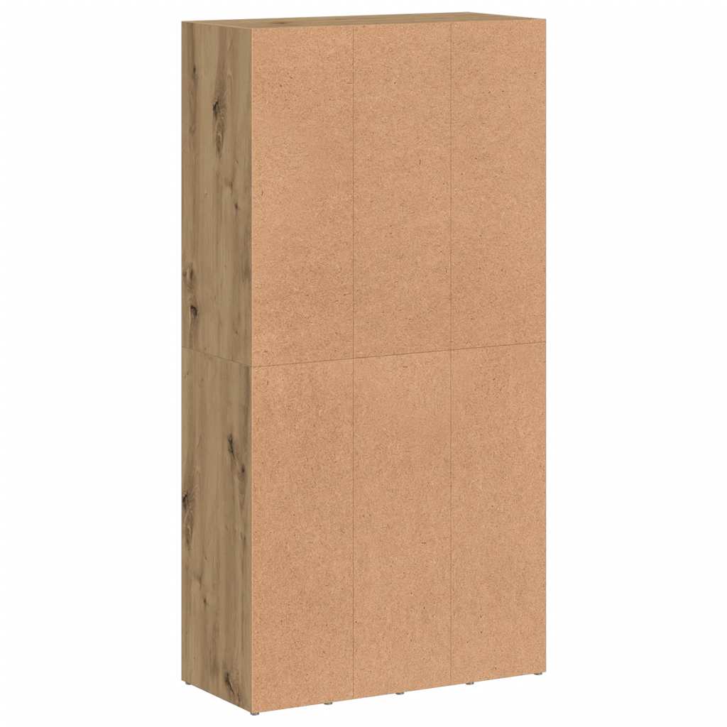Libreria Rovere Artigianale 66x30x130 cm Legno Multistrato