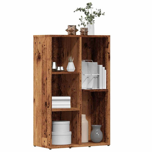 Libreria Legno Antico 50x25x80 cm in Legno Multistrato | homemem39