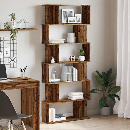 Libreria in Legno Antico 80x24x192 cm Legno Multistrato | homemem39