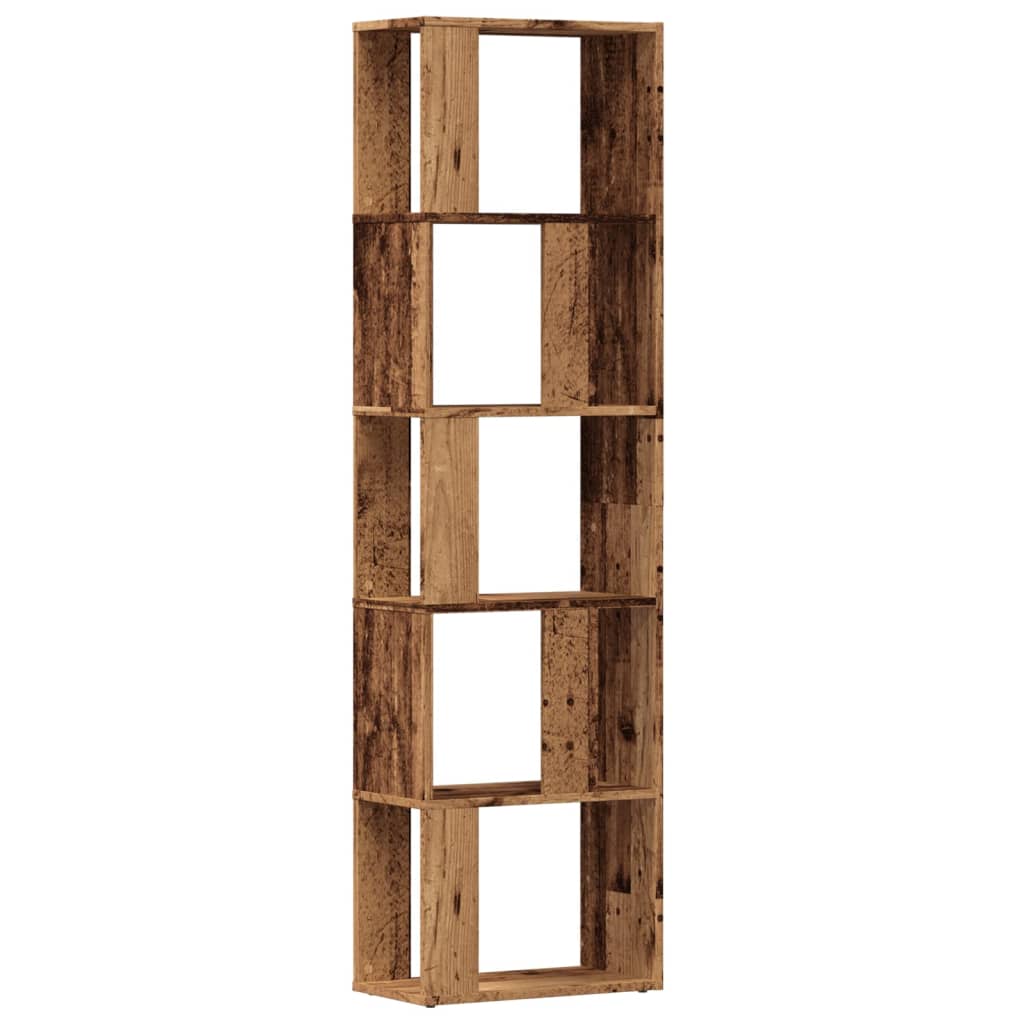 Libreria Legno Antico 45x24x159 cm in Legno Multistrato | homemem39