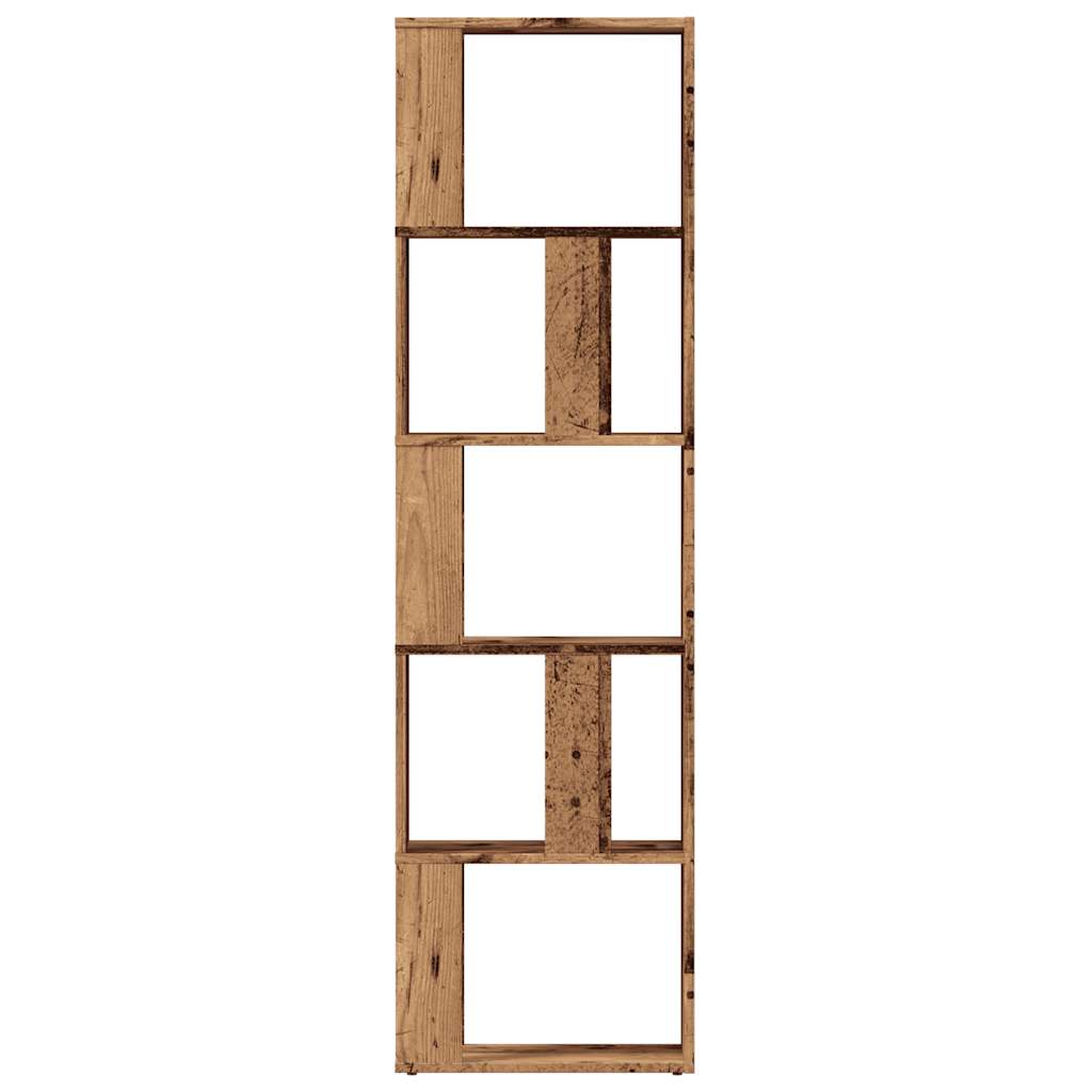 Libreria Legno Antico 45x24x159 cm in Legno Multistrato | homemem39