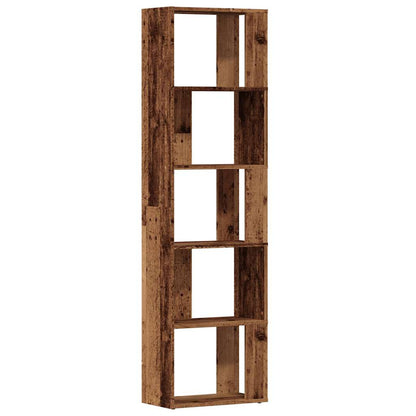 Libreria Legno Antico 45x24x159 cm in Legno Multistrato | homemem39