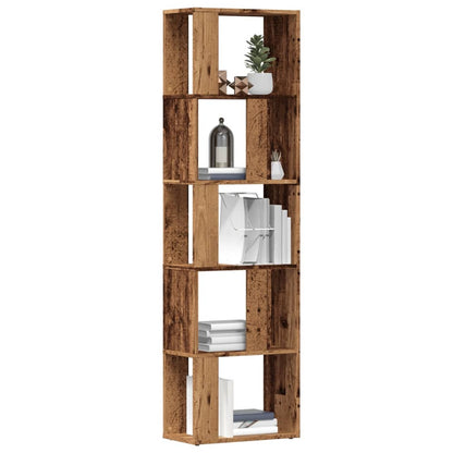 Libreria Legno Antico 45x24x159 cm in Legno Multistrato | homemem39