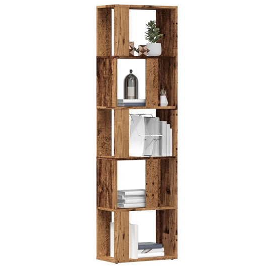 Libreria Legno Antico 45x24x159 cm in Legno Multistrato | homemem39