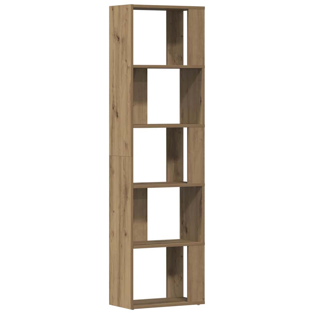Libreria Rovere Artigianale 45x24x159 cm Legno Multistrato | homemem39