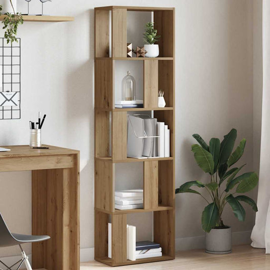 Libreria Rovere Artigianale 45x24x159 cm Legno Multistrato | homemem39