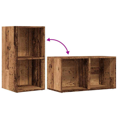 Scatola Portaoggetti Legno Antico Legno Multistrato