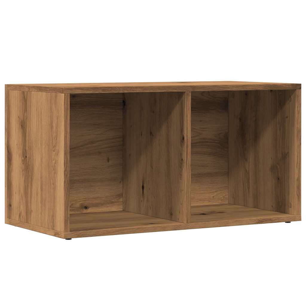 Scatola Portaoggetti Artigianale 69,5x34x36cm Legno Multistrato - homemem39