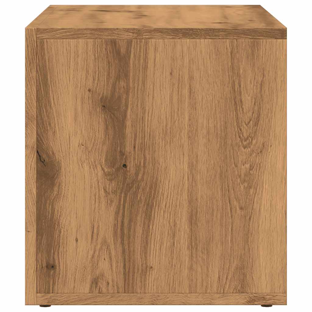 Scatola Portaoggetti Artigianale 69,5x34x36cm Legno Multistrato - homemem39